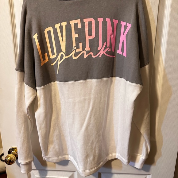 Pink Sweatshirt Grey and White - Picture 3 of 3